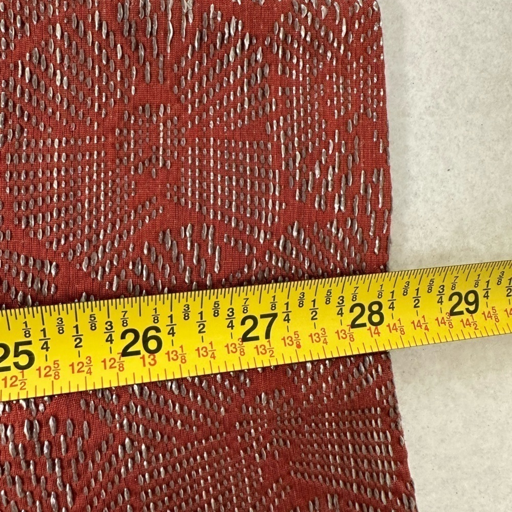 Worth New York Rust Tapestry Print Pants, zippered pockets, Fully Lined, Size 6 - Picture 12 of 14